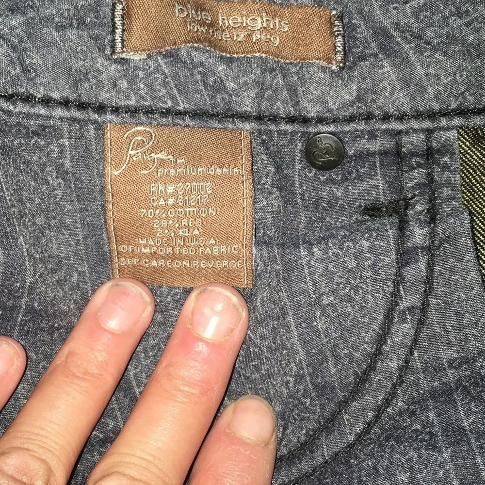 Denim 4-way stretch black skinny jeans. - Picture 6 of 7